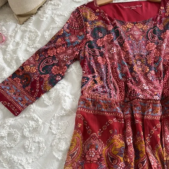 NWT Soft Surroundings Niran Maxi Dress - Picture 5 of 7